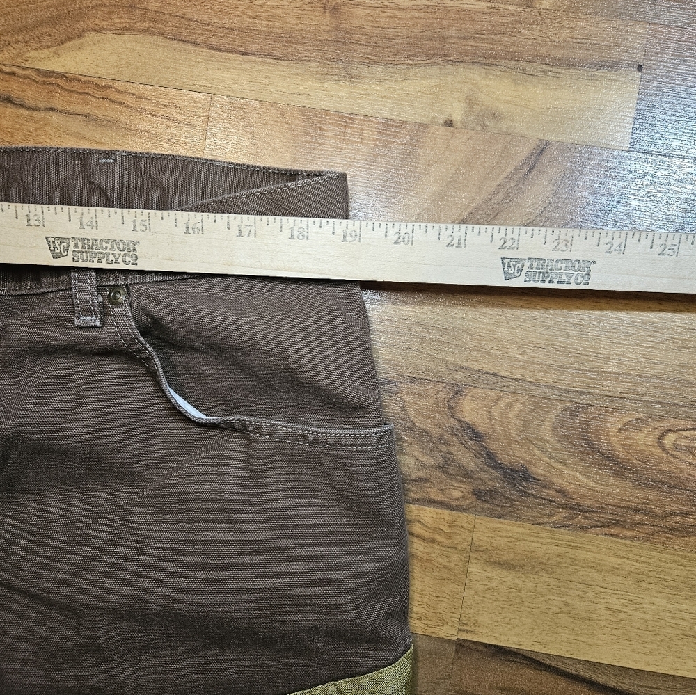 Wrangler Men Size 40x30  Taupe Brush Guard Jeans Hunting - Picture 8 of 10